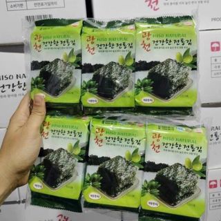 Set 9 gói Rong Biển Lá Kim Ăn Liền Hàn Quốc GWANGCHEON MISO NATURAL
