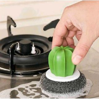 Bàn chải nồi NEONY, Công cụ làm sạch thân thiện với môi trường hình xương rồng