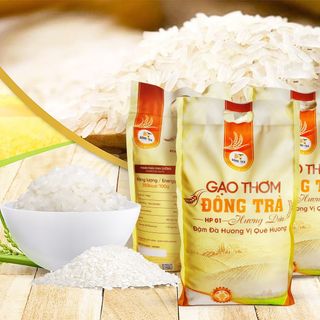 GẠO THƠM ĐÔNG TRÀ - HP01 HƯƠNG DỨA (Túi 5 Kg)