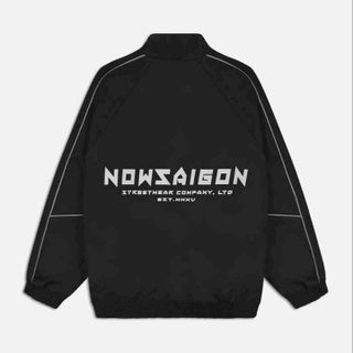 ÁO KHOÁC DÙ NAM NỮ 2 LỚP CỔ TRỤ IN NOWSAIGON CHẠY SỌC MÍ VIỀN -HTM FASHION