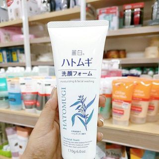SỮA RỬA MẶT HATOMUGI CHIẾT XUẤT Ý DĨ LÀM SÁNG DA.