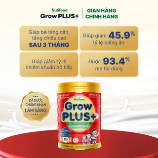 MUA 2 SỮA BỘT NUTIFOOD GROWPLUS+ SUY DINH DƯỠNG TRÊN 1 TUỔI, TĂNG CÂN, TĂNG CHIỀU CAO (LON 900G) TẶNG 1 BỘ ĐỒ CHƠI CÂU CÁ - NUTIFOOD