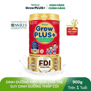 MUA 2 SỮA BỘT NUTIFOOD GROWPLUS+ SUY DINH DƯỠNG TRÊN 1 TUỔI, TĂNG CÂN, TĂNG CHIỀU CAO (LON 900G) TẶNG 1 BỘ ĐỒ CHƠI CÂU CÁ - NUTIFOOD