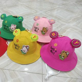 Nón bucket trẻ em đủ hình loại tai trên nón CQ