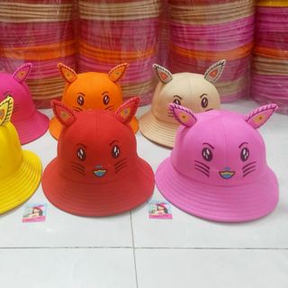 Nón bucket trẻ em đủ hình loại tai trên nón CQ