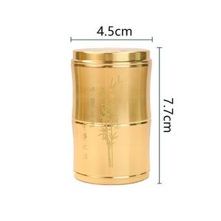 Hũ đựng tăm xỉa răng kim loại