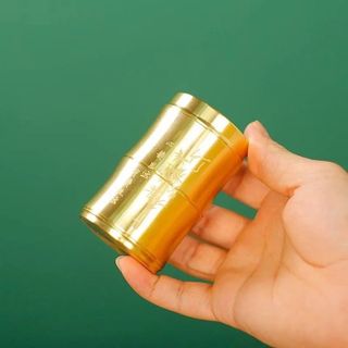 Hũ đựng tăm xỉa răng kim loại