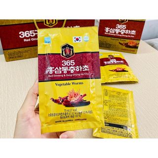 Nước Hồng Sâm Đông Trùng Hạ Thảo 365 Hộp 20 gói