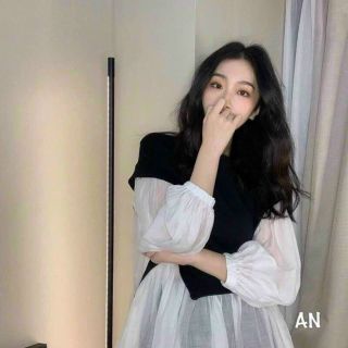 ÁO GÂN TĂM LỤA PHỐI TRƠN - LÊ PHƯƠNG BOUTIQUE