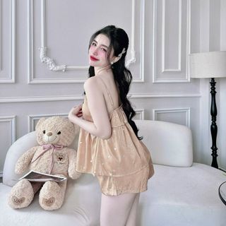 Đồ bộ đùi dây xước thiết kế