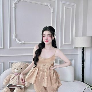 Đồ bộ đùi dây xước thiết kế
