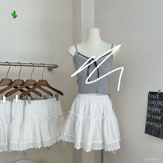 CHÂN VÁY TẦNG BÈO VIỀN REN - LÊ PHƯƠNG BOUTIQUE