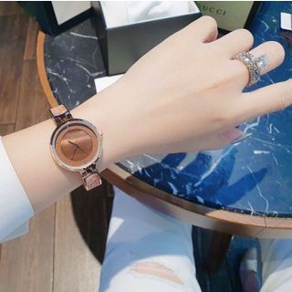 HOT SALE ĐỒNG HỒ NỮ CAO CẤP GU CII MẶT ĐÁ SỨ DÂY ĐÁ BLING BLING