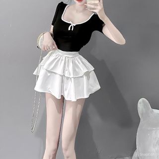 SET ÁO VIỀN NƠ KÈM CHÂN VÁY 2 TẦNG - LÊ PHƯƠNG BOUTIQUE