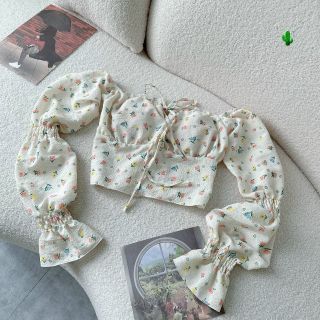 ÁO HOA NHÍ NHÚN CÓ BRA - LÊ PHƯƠNG BOUTIQUE