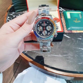 ĐỒNG HỒ NAM TRUNG CẤP RÔ LE VIỀN ĐÁ MÀU 1