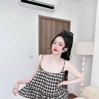 Đồ bộ đùi dây latin thiết kế bèo