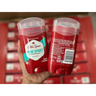 Lăn Sáp Cánh buồm đỏ Old Spice Pure Sport 85g- Khử Sạch Mùi Hôi Vùng Cánh, Khố Ráo, Không Kích Ứng