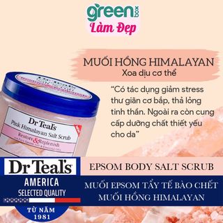 Muối Epsom tẩy tế bào chết Dr. Teals 454g