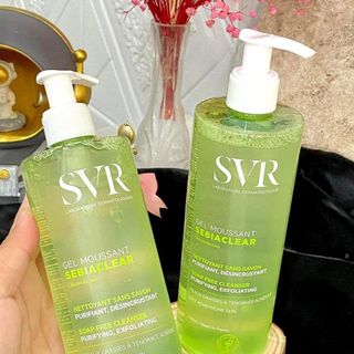 Sữa rửa mặt SVR Sebiaclear Gel Moussant (màu xanh lá) Chai 400ml