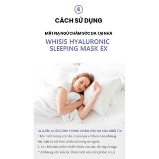 Mặt Nạ Ngủ Hàn Quốc Whisis Hyaluronic Sleeping Mask EX Dưỡng Ẩm, Chống Lão Hoá 15ml giá sỉ