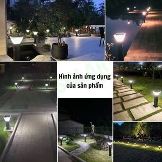 Đèn trụ sân vườn mẫu vuông size 40cm NLMT Chính Hãng Mifidi Solar, Giá sỉ cực tốt dành cho Quý Đại Lý của Mifidi Sỉ/Đại Lý chỉ từ 5 Bộ