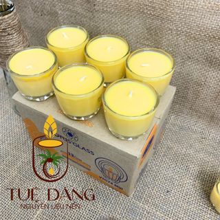 Hộp 12 ly nến bơ Organic múi đào - giá sỉ - giá bán buôn