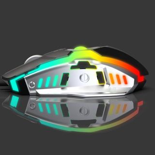 CHUỘT MÁY TÍNH CÓ DÂY, ĐÈN LED RGB, CHUỘT GAMING R8 - HGS