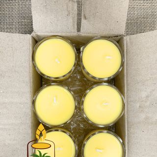 Hộp 12 ly nến bơ Organic múi đào - giá sỉ - giá bán buôn
