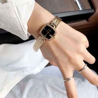 ĐỒNG HỒ NỮ THỜI TRANG GU CII MẶT VUÔNG SIZE MINI 1