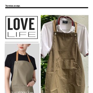 In tạp dề lấy ngay tại Hà Nội - Tạp dề giá sỉ - Tạp dề dáng dài - Tạp dề đẹp Nhã Sơn
Tạp dề kaki làm đồng phục nhân viên, nhà hàng , cafe