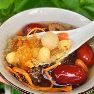 Set chè dưỡng nhan, set nấu chè dưỡng nhan tuyết yến 14 vị thượng hạng, có đông trùng - CTB766
