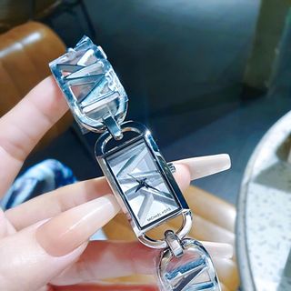 ĐỒNG HỒ NỮ CAO CẤP M KORS 7406 7407 DÂY LẮC LOGO HÃNG 3