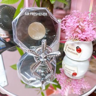 Trang trí cửa gió điều hòa ô tô - Nước hoa sáp thơm cánh quạt đính đá cực sang cực đẹp cho xế yêu