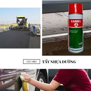 Chai Xịt Tẩy Băng Keo, Tẩy Băng Dính, Nhựa Đường Chính Hãng CAMEL 450ml - làm sạch ô tô xe máy- Kim Huệ Yêu