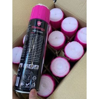 Bình xịt vệ sinh nội thất oto, ghế da ô tô dạng bọt Flamingo F002 650ml Kim Huệ - Yêu Xe