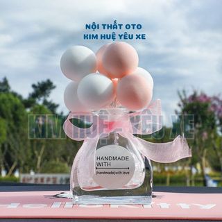 Phụ Kiện Trang Trí Xe Hơi Lọ Bóng Bay Nhiều Màu Sắc Trang Trí Taplo Ô Tô, Bàn Làm Việc, Phòng Khách Giá Rẻ