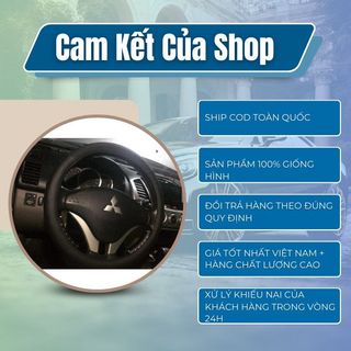 (size 38cm) Bọc Vô Lăng Ô tô Da Cao Cấp Mẫu Mới M05 - Kèm Ảnh Thật Feedback Kim Huệ Yêu Xe