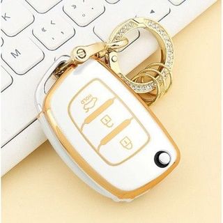 Ốp Bảo Vệ Chìa Khóa xe ô tô (Hyundai I10 Solati CHÌA CƠ) chất Liệu TPU Mềm Dẻo Ôm Sát chìa Khóa Kim Huệ Yêu Xe