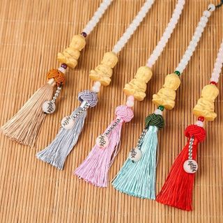 Mẫu Khánh Quan Âm Liên Hoa Phong Thủy Trang Trí Ô Tô, Xe Hơi Mang Lại May Mắn Và Tài Lộc- Khánh Gỗ Hoàng Dương