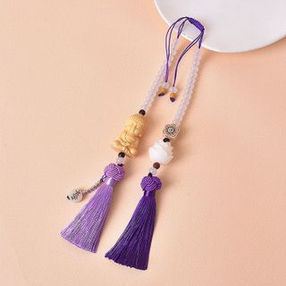 Mẫu Khánh Quan Âm Liên Hoa Phong Thủy Trang Trí Ô Tô, Xe Hơi Mang Lại May Mắn Và Tài Lộc- Khánh Gỗ Hoàng Dương