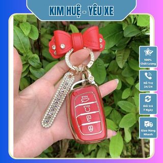 Ốp khóa TPU bảo vệ chìa khóa xe ô tô Hyundai Creta 2022 4 nút thông minh - Mộc Lan Phụ Kiện Xế Yêu giá sỉ