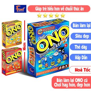 Board game-Flashcard-Chuỗi Ono Uno Foxi-dạng thẻ đồ chơi trẻ em-thẻ thông minh-tư duy-vui nhộn-ghi nhớ logic. giá sỉ