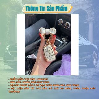 Ốp khóa TPU bảo vệ chìa khóa xe ô tô Hyundai Creta 2022 4 nút thông minh - Mộc Lan Phụ Kiện Xế Yêu