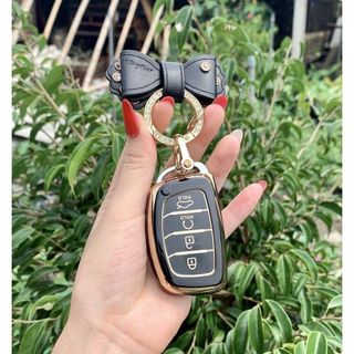 Ốp khóa TPU bảo vệ chìa khóa xe ô tô Hyundai Creta 2022 4 nút thông minh - Mộc Lan Phụ Kiện Xế Yêu