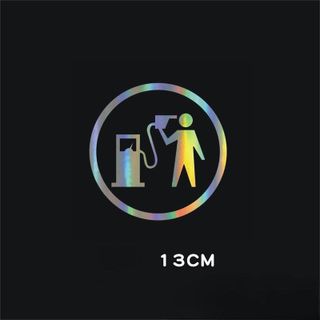 [hàng mới về] Tem nhãn dán nắp xăng xe vinyl - hình ngộ nghĩnh dán nắp xăng xe ô tô- Kim Huệ Yêu Xe
