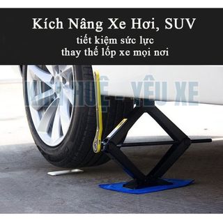 Kích Nâng Gầm Ô Tô, Xe Con, Xe Máy 2.0 Tấn Dạng Chữ A Nhỏ Gọn, Thay Thế Lốp Xe Hơi, Ô Tô Khẩn Cấp Kim Huệ - Yêu Xe