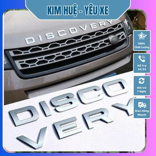 (3 màu) Bộ tem chữ nổi 3D DISCOVERY màu sang trọng trang trí Capo xe hơi ô tô - Kim Huệ Yêu Xe giá sỉ