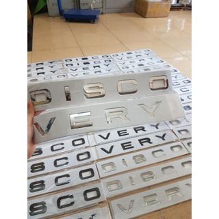 (3 màu) Bộ tem chữ nổi 3D DISCOVERY màu sang trọng trang trí Capo xe hơi ô tô - Kim Huệ Yêu Xe