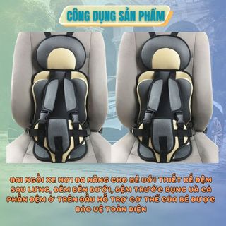 Đai ghế ngồi ô tô an toàn cho bé-Đai an toàn cho bé khi di chuyển trên ô tô có 8 màu khác nhau- Kim Huệ Yêu Xe